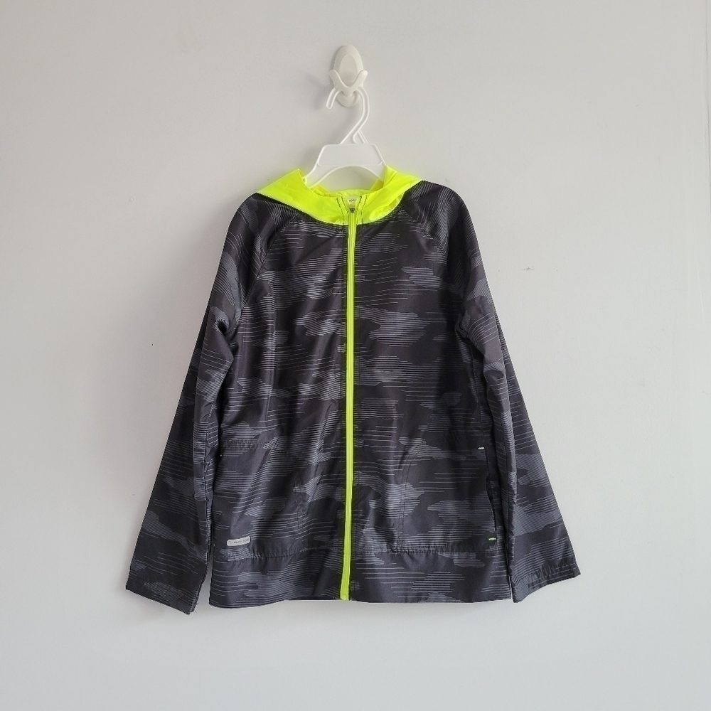 ☀️Boy's Jumping Beans Gray Camouflage  Windbreaker